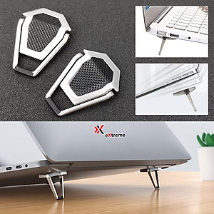 Giá đỡ tản nhiệt laptop mini eXtreme GL1201 nâng cao laptop với 2 mức độ cao - Hàng chính hãng