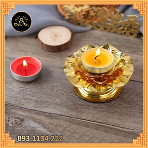 Nến bơ thực vật 100 viên cháy 1h, 2h,3h,4,8h nến cao cấp tealight cúng phật, đồ thờ cúng