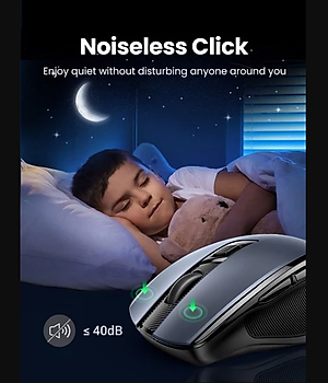 Chuột Bluetooth 5.0 6 nút không ồn UGREEN 15508 MU006 - Hàng chính hãng