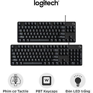 Bàn phím cơ game Logitech G413 TKL SE / G413 SE Full Size - Hàng chính hãng