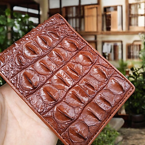 Bóp Nam Da Cá Sấu Thật 2 Mặt. GÙ CÁ SẤU NGUYÊN CON LỚN SIÊU ĐẸP