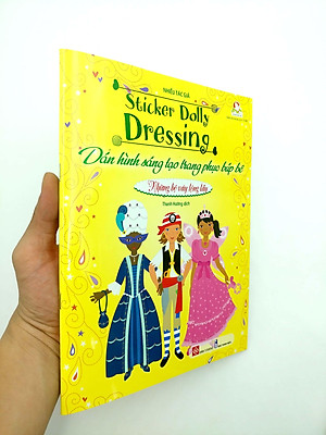 Sách Dán Hình Sáng Tạo Trang Phục Búp Bê - Những Bộ Váy Lộng Lẫy
