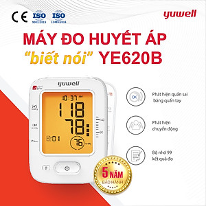 [Giọng nói Tiếng Việt] Máy đo huyết áp điện tử bắp tay YUWELL 620B 