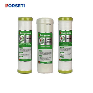 Combo 4 lõi lọc ( Bộ lọc thô số 1,2,3 + lõi số 1) cho máy lọc nước KANGAROO hàng chính hãng