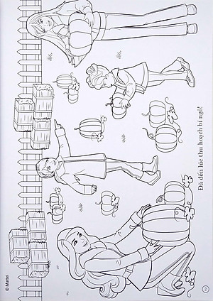 Bộ Sách Tô Màu Khổ Lớn Berbie - 50 Đề Can Bóc Dán Đề Can (Bộ 3 Cuốn)