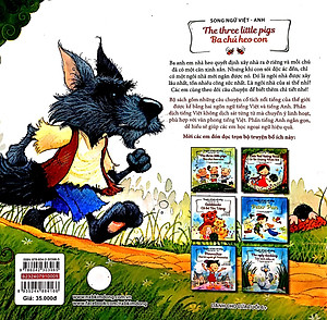 Truyện Cổ Tích Nổi Tiếng Song Ngữ Việt - Anh: The Three Little Pigs - Ba Chú Heo Con (Tái Bản 2023)