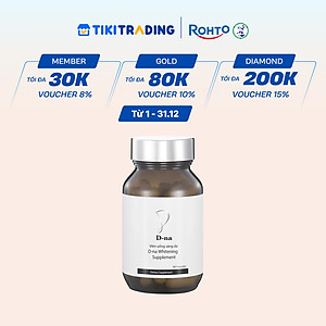 Viên uống sáng da glutathione D-na Whitening Supplement (60 Viên)