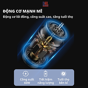 Quạt đứng điện tử có điều khiễn từ xa, hẹn giờ Mitomo FCE-60AEV, công suất 60W, động cơ dây đồng - Bảo hành 2 năm hàng chính hãng