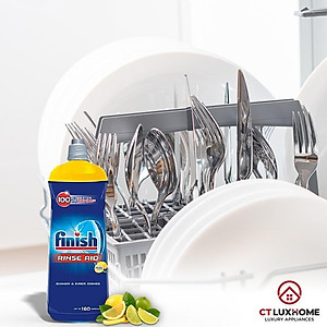 Nước làm bóng Finish 800ml hương chanh dành cho máy rửa bát 