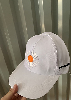 mũ lưỡi trai hoa cúc nhiều màu sắc đẹp