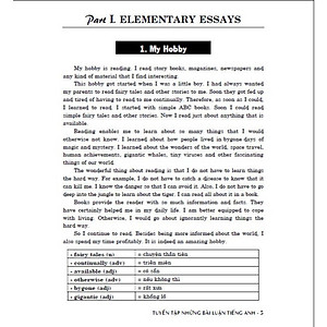 Sách Tuyển Tập Những Bài Luận Tiếng Anh