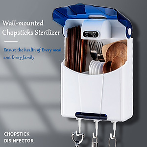 Hộp đựng đũa thìa khử khuẩn chống ẩm mốc, máy sấy đũa thìa tiệt trùng khử khuẩn bằng tia UV