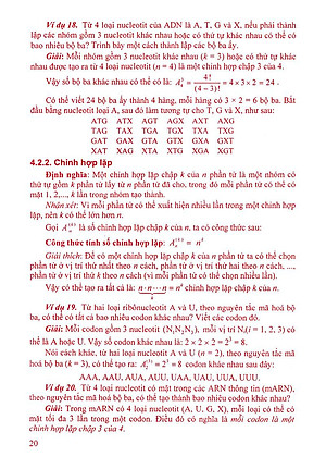 Sách Ứng Dụng Tổ Hợp Và Xác Xuất Trong Giải Bài Tập Di Truyền
