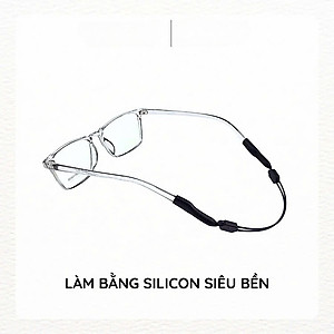 Dây đeo mắt kính giữ gọng kính, chơi thể thao chống rơi kính Trượt Chất Liệu Nhựa Silicon, Ôm Sát Vòng Đầu Phiên Bản Nâng Cấp Chơi Thể Thao Sports