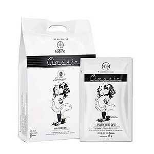 Cà Phê Classic Hòa Tan Trung Nguyên Legend – Bịch 50 Gói – Cà Phê Sữa Đậm Đà, Chuẩn Gu Việt