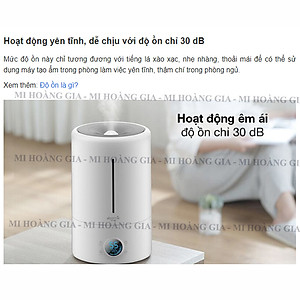 Máy tạo độ ẩm, phun sương Deerma DEM-F628s Dung tích 5 lít - Độ ồn thấp 36dB - Diện tích hoạt động 35m2 - Hàng chính hãng