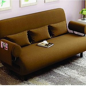 Ghế sofa giường gấp size 1m5*2m- Nâu cafe