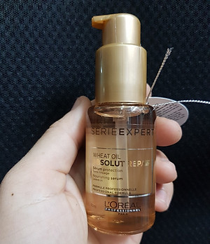 Tinh dầu dưỡng tóc L'OREAL SERIE EXPERT WHEAT OIL ABSOLUT REPAIR Nourishing serum 30ml