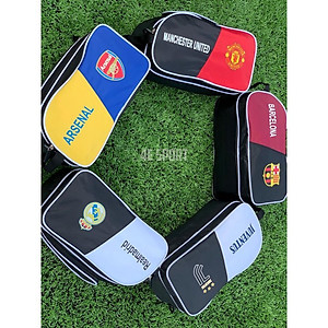 Túi đựng giày Đá Banh Bóng Đá Thể Thao đeo chéo Câu Lạc Bộ 2 Ngăn 13 hình k391 (TẶNG BÚT CẢM ỨNG)