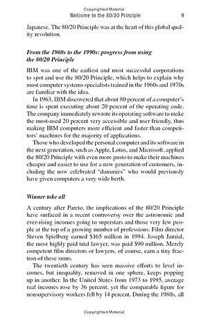 Sách The 80/20 Principle: The Secret to Success by Achieving More with Less