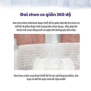 Tã/Bỉm Quần Nabizam UltraThin Nội Địa Hàn Cao Cấp Size XL Cho Bé Từ 11-16kg, 26 miếng