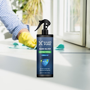 CHAI XỊT NANO BẠC DIỆT KHUẨN KHỬ MÙI NANO XPURE AHT CORP 500ML-NƯỚC RỬA TAY KHÔ XỊT KHỬ MÙI VỆ SINH CƠ THỂ