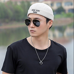 Mũ Tròn Miki Thêu Chữ SEE YOU K007_PY, Nón Tròn Thêu Phong Cách Đơn Giản. Mũ Tròn Cool Ngầu. Nam Nữ Mang Đều Đẹp