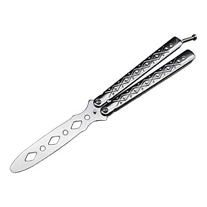 Bộ 2 Dao Bướm Thích Hợp Đi Cắm Trại Dã Ngoại An Toàn Khi Sử Dụng Training Knife Tool Safe