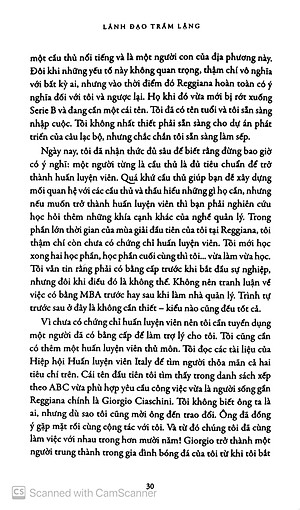 (Tái bản mới nhất) LÃNH ĐẠO TRẦM LẶNG - Thu Phục Nhân Tâm Và Chiến Thắng Các Trận Đấu - Carlo Ancelotti (bìa mềm)