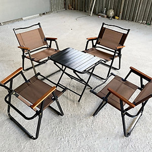 Bàn Chữ Nhật Xếp Gấp Gọn Để Du Lịch Dã Ngoại Cắm Trại Camping Ngoài Trời, Cafe Trà Chanh