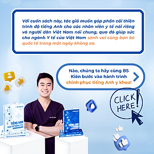 Sách Tiếng Anh Giao Tiếp Bệnh Viện dành cho người mới bắt đầu - Tác giả BS. Đỗ Trung Kiên (Phiên bản mới nhất 2024)