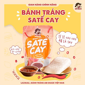 Bánh Tráng Sate Cay Vị Sốt Độc Quyền ABI SNACK