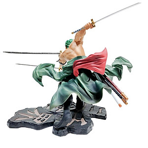 Mô Hình Zoro 3000 Thế Giới 26cm 2 Đầu 3 Kiếm Mô hình One Piece Cao Cấp, Figure Mô Hình Anmie One Piece Luffy Vua Hải Tặc