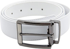 Thắt Lưng Nam Viền Chỉ Huy Hoàng HT4140 (120 x 4 cm) - Trắng