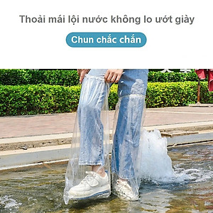 Combo 2 Đôi Bao Giày Đi Mưa - Áo Mưa Bọc Giày Dép Thời Trang Khô Ráo Dù Mưa Bão Bộ 2 bọc giày đi mưa chống nước trong suốt co giãn hiệu áo mưa cho giày Ủng đi mưa nilon bọc giày đi mưa Free Size Loại dày A1 đặc biệt chống ướt bẩn giày Đi Chơi Phượt Đi Làm
