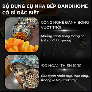 Bộ dụng cụ nhà bếp inox 316, inox 304 và giá đặt inox 304 DandiHome cao cấp, sang trọng