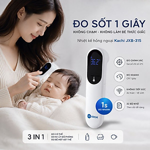 Máy Đo Nhiệt Kế Kachi JXB-315 Cảm Biến Hồng Ngoại có chứng nhận FDA Mỹ