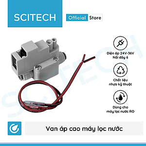 Van áp cao nối nhanh kèm dây điện dùng trong máy lọc nước - Hàng chính hãng
