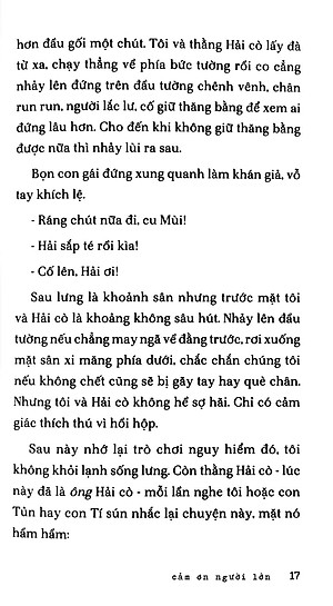 Sách Cảm Ơn Người Lớn (Bìa Mềm)