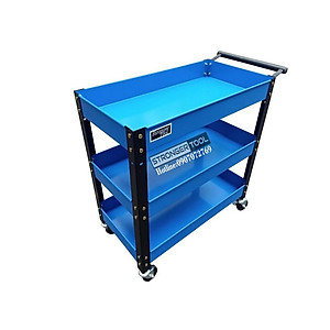 XE ĐẨY DỤNG CỤ 3 NGĂN dùng cho gagare, tiệm sửa xe, tiệm rửa xe, xưởng, gia đình