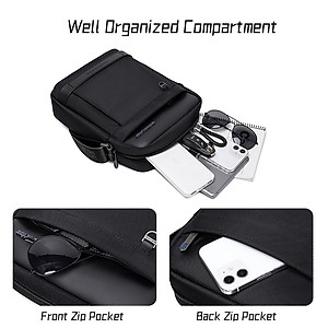 Túi đeo chéo du lịch nam Arctic Hunter K00162 chất liệu Oxford chống thấm nước, đựng ipad, thiết kế nhiều ngăn tiện dụng