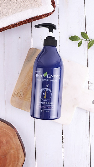 Dầu gội Heavening Perfect giúp làm sạch tóc 750ml - nhập khẩu Hàn Quốc