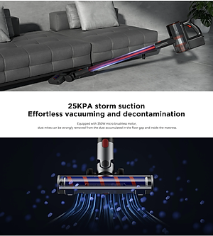 Máy Hút Bụi Không Dây Cầm Tay XIAOMI Lysto V10 Hút Sạch 99.9% Bụi Bẩn Lực Hút 25.000 Pa Công Suất 350 W - Hàng Chính Hãng