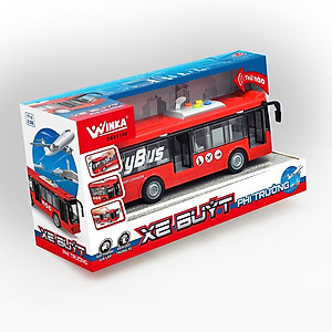 Đồ Chơi Duka: Xe Buýt Phi Trường (Màu Đỏ) DK81198