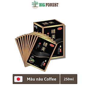 Hộp Dầu Gội Phủ Bạc Thảo Dược Komi Nhật Bản [10Gói = 250ml]