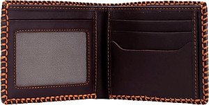 Ví Nam Đan Viền Huy Hoàng HT2136 (12.5 x 10 cm) - Nâu