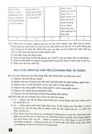 Bài Tập Cơ Bản Và Nâng Cao Khoa Học Tự Nhiên 6