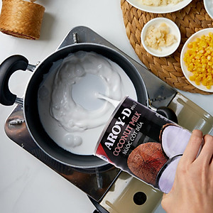 Nước Cốt Dừa Aroy-D 165ml - Nhập Khẩu Thái Lan | Aroy-D Coconut Milk 165ml