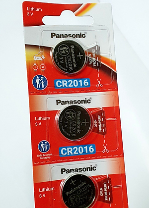 Vỉ 5 viên Pin nút Panasonic 3V CR-2016/5BE - Hàng chính hãng