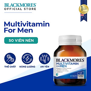 Vitamin Tổng Hợp Hỗ Trợ Sức Khỏe Nam Giới Blackmores Multivitamin For Men Lọ 50 Viên